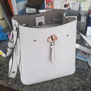 White Kate Spade Small Crossbody Satchel